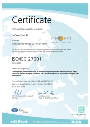 Certificado de Calidad ISO 9001